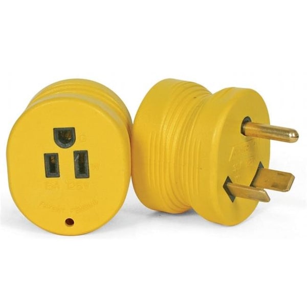 Camco Mfg Inc Rv Electrical Adapter 30 Amp Male To 15 Amp Female 55233 8291858 - main